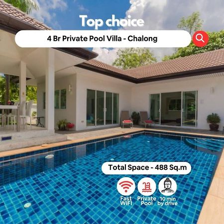 Phikun 4 Bedroom Private Pool Villa Chalong Eksteriør billede